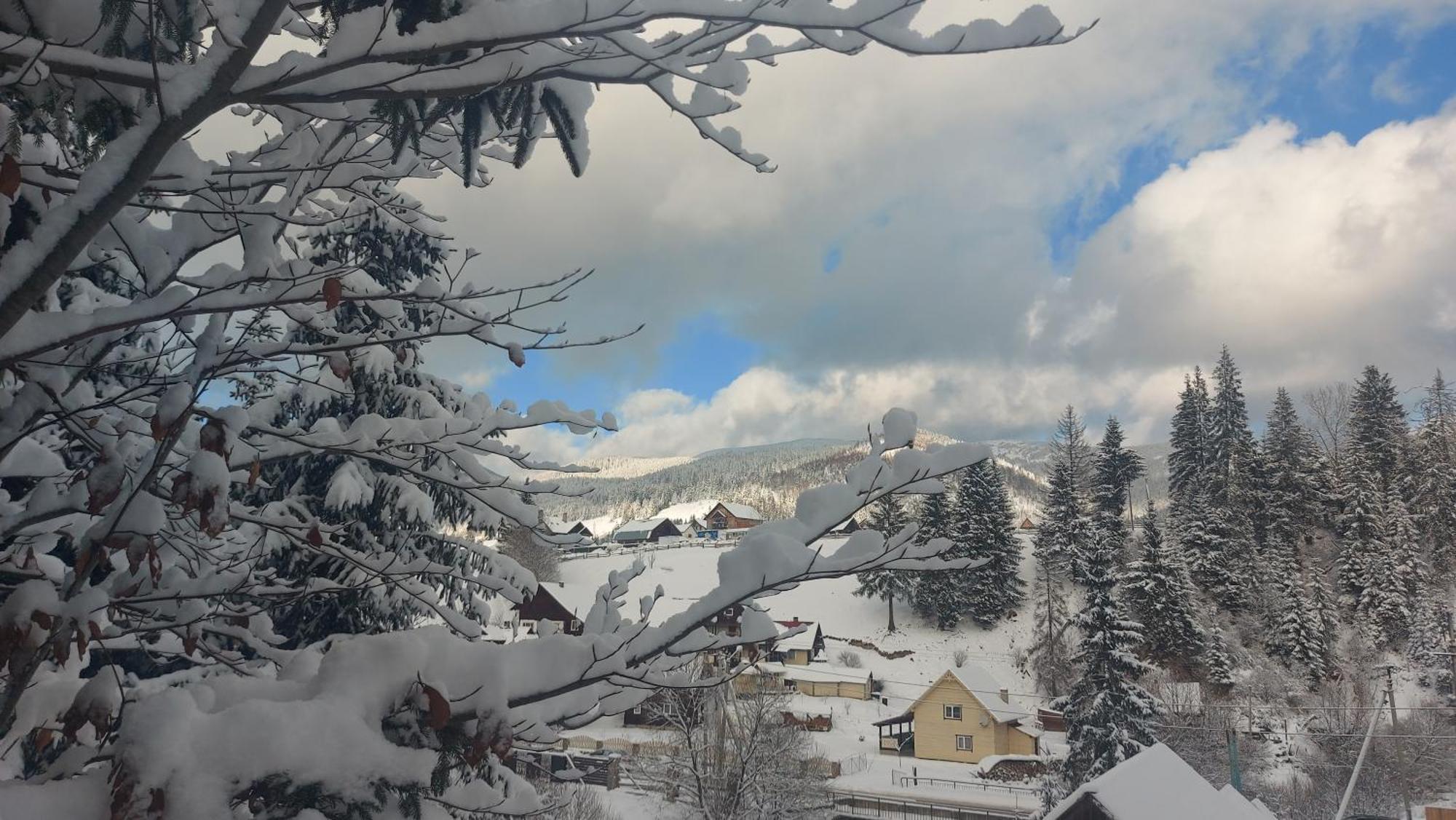 "Як Вдома" Буковель Hotell Exteriör bild